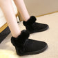Snow Boots For Women Students Winter Warm Slip On Fluffy Platform Comfy Fleece Ankle Boots Non-slip Plush Cotton Shoes - EnigmaParis