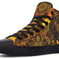Printed Couple High-top Canvas Shoes