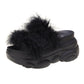 Platform Fluffy Shoes Cake Bottom Super High Heel Slippers Women