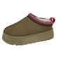 Short Martin Boots Thick Bottom Fleece-lined Snow Boots - EnigmaParis