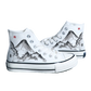 Chinese Style Canvas Shoes - Retro Landscape Painting, High-Top Board Shoe