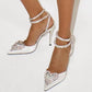 Women's Fashionable All-match Heart-shaped Rhinestone Sandals