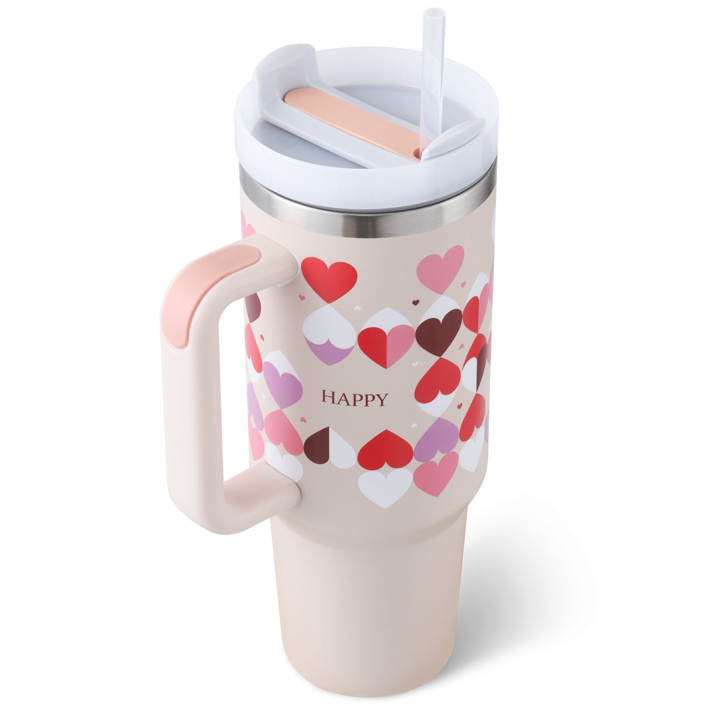 Stainless Steel Spill Proof Vacuum Coffee Cup Tumbler With Lid Tapered