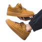 Men's Stylish Thick-Soled White Casual Sneakers – Fashionable Comfort