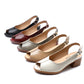 Women's Leather Peep Toe Plus Size Sandals