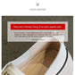 Genuine Leather Women's White Shoes Color Matching Lace-up Platform