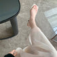 French Style Thin Strap Square Toe High Heels Flip Toe