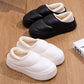 Non-Slip Bottom Covered Cotton Surface Slippers - Comfortable Leisure Footwear - EnigmaParis