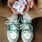 Mahjong-Inspired Thick Sole Sports Casual Shoes