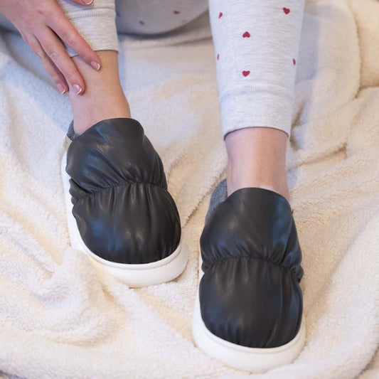 Unisex Two Wear Cotton Slippers - Thick Plush Bag Included - EnigmaParis