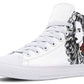 Printed Couple High-top Canvas Shoes