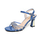 New Summer Sandals Women's High Heel Hollow Fish Mouth Fashion Open Toe