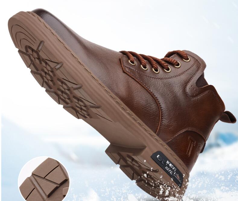Men's Tooling Big Head Casual Martin Boots Warm - EnigmaParis