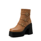 Spring And Autumn All Match Single Boots High Heels