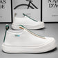 Men's Loafers: All-Match Flying Woven, Breathable Mesh, Thick-Soled