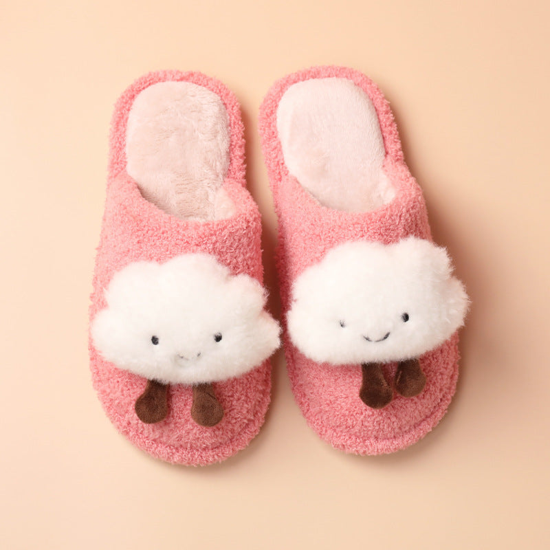 Women's Cute Fashion Clouds Non Slip Cotton Slippers - EnigmaParis