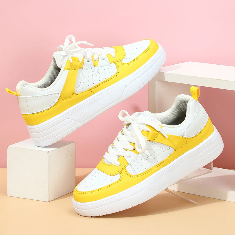Women's Comfortable Platform Sneakers - Soft Bottom Sports Shoes.