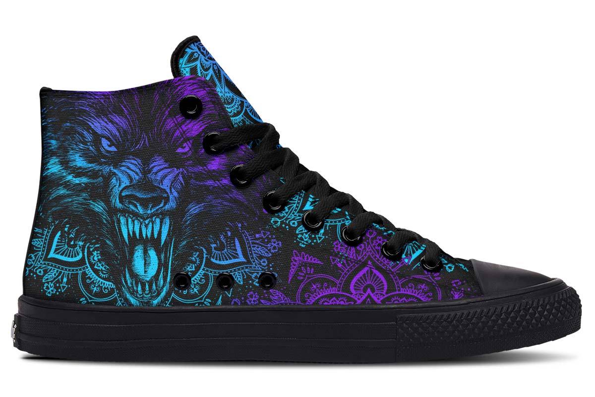 Customized Colorful Fashion High-top Canvas Shoes