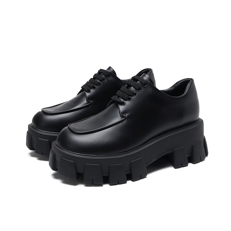 Sweet Cool Platform Shoes Autumn And Winter New Small Leather Shoes - EnigmaParis