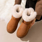 Women's Bowknot Snow Boots Winter Fleece Lined Padded Warm Keeping - EnigmaParis