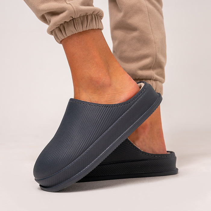 Waterproof Warm Thick Bottom Non-slip Cotton Slippers - EnigmaParis