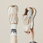 Women's Leather Platform Sports Casual Shoes