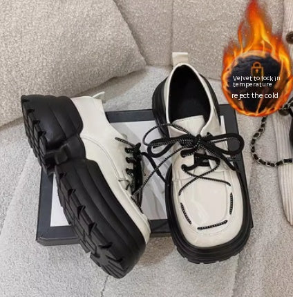 Dad Lace-up D'Lites College Soft Leather Shoes - Stylish and Comfortable Footwear for Men.