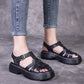 Leather Sandals Women's Summer New Retro Hollow