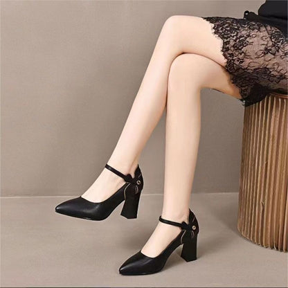 Fashionable Women's Pointed Toe High Heels - Elegant and Versatile Footwear - EnigmaParis