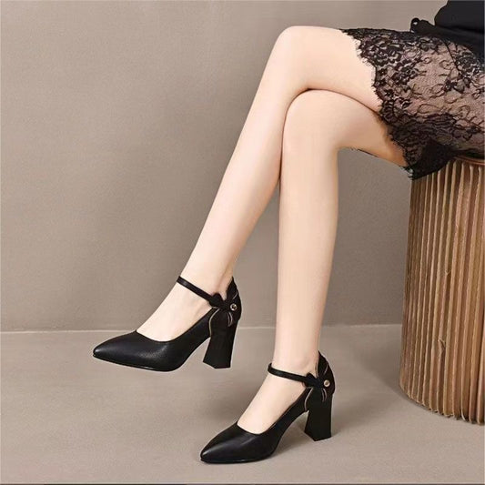 Fashionable Women's Pointed Toe High Heels - Elegant and Versatile Footwear - EnigmaParis