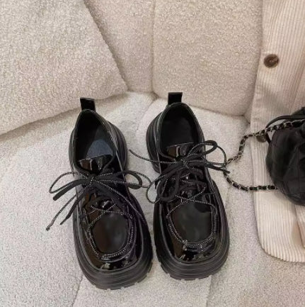 Dad Lace-up D'Lites College Soft Leather Shoes - Stylish and Comfortable Footwear for Men.