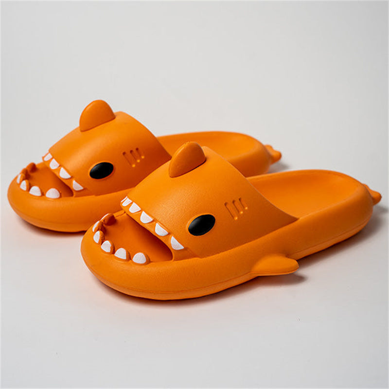 Funny Shark Cartoon Indoor Outdoor Slippers - Soft, Elastic, and Comfortable Footwear - EnigmaParis