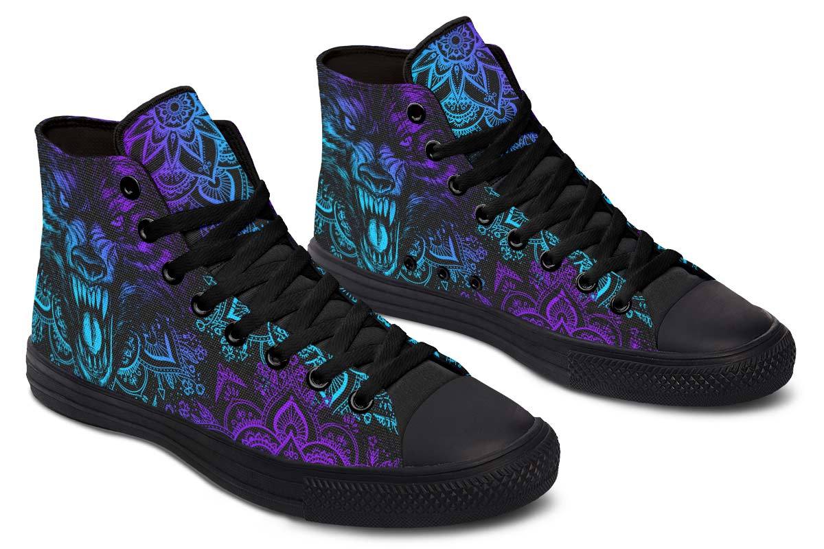 Customized Colorful Fashion High-top Canvas Shoes