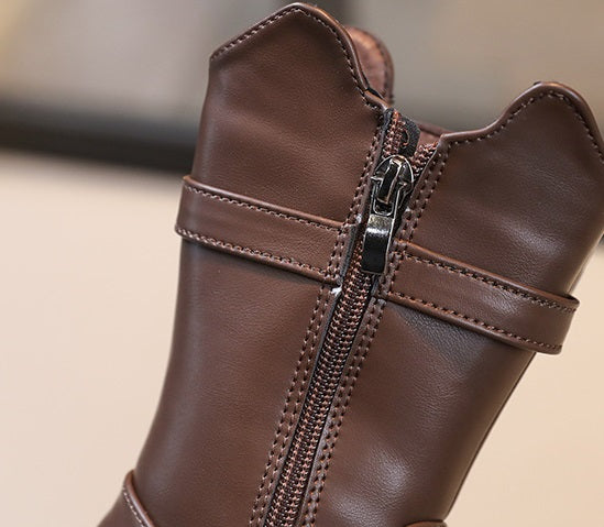 Autumn And Winter New Western Style Children's Princess Boots - EnigmaParis