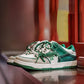 Mahjong-Inspired Thick Sole Sports Casual Shoes