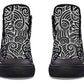 Printed Couple High-top Canvas Shoes