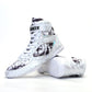 High-Top Boxing Shoe: Men's Sneaker in Fashion Graffiti Style