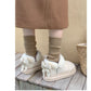 Winter Cute Bow Warm With Velvet Men And Women Creativity New Waterproof Boot.