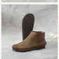 Leather Short Boots Women's Slimming