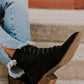 Autumn And Winter Leisure Low Square Heel Female Boots