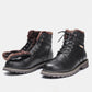Plus Size Men's Snow Boots - Real Leather with Fleece Lining - EnigmaParis