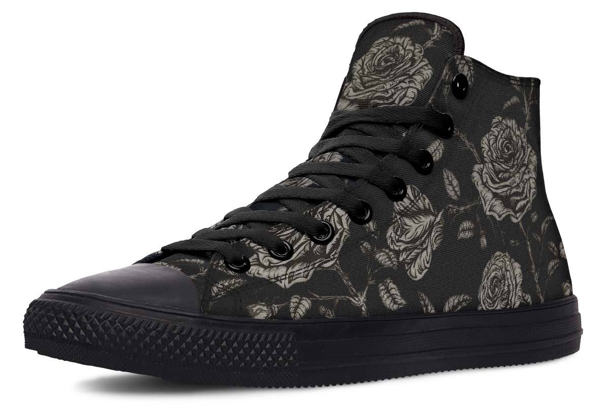 Printed Couple High-top Canvas Shoes