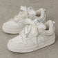 Men's Height-Increasing White Shoes – Lace-Up Comfort