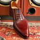 Goodyear Handmade Shoes Super Pointed Toe Wine Red Personality