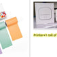 Portable Mini Thermal Label Printer Home Photo Printer