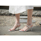 Sexy women's sandals with a stiletto heel