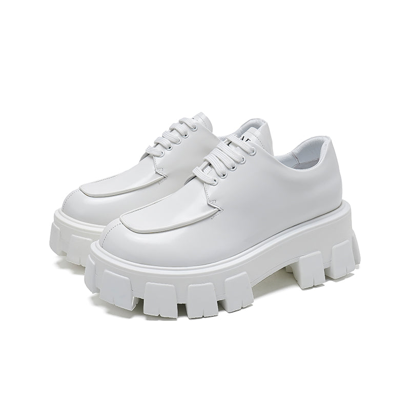 Sweet Cool Platform Shoes Autumn And Winter New Small Leather Shoes - EnigmaParis