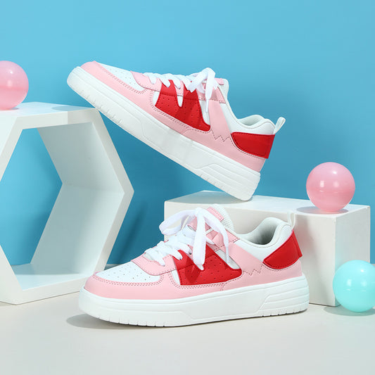 Women's Comfortable Platform Sneakers - Soft Bottom Sports Shoes.