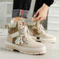 Men's Autumn and Winter Print Boots: High-Top British Style | Enigma Paris - EnigmaParis