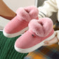 Winter Plush Cotton Shoes For Men And Women Cozy Fluffy Corduroy House Slippers Warm Slip On Fleece House Shoes - EnigmaParis